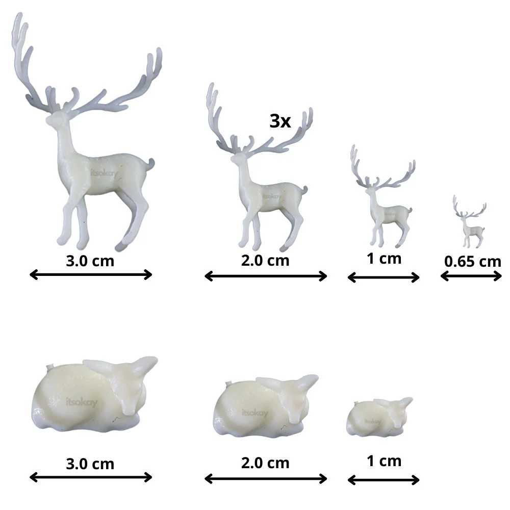 Miniatuur Hertjes (9st.) - Image 4