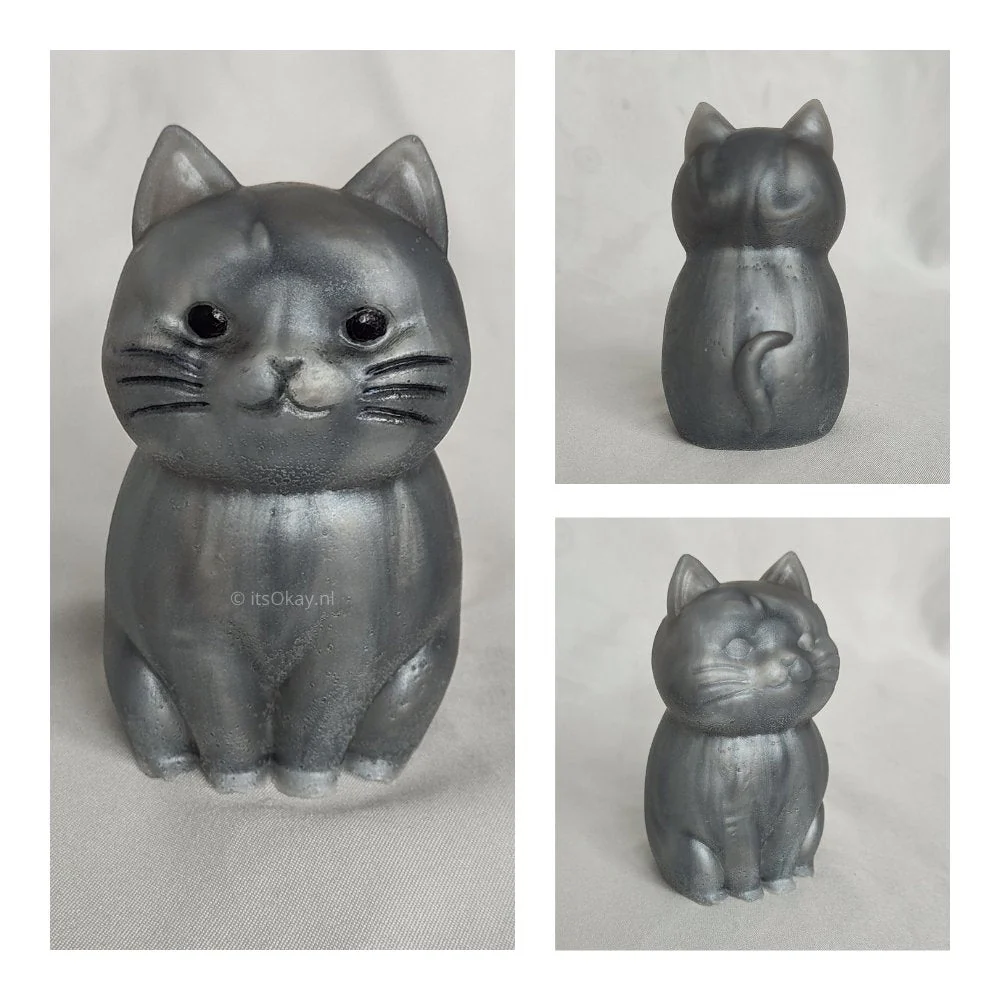 Siliconen Mal Groot Beeldje Kat - Image 2