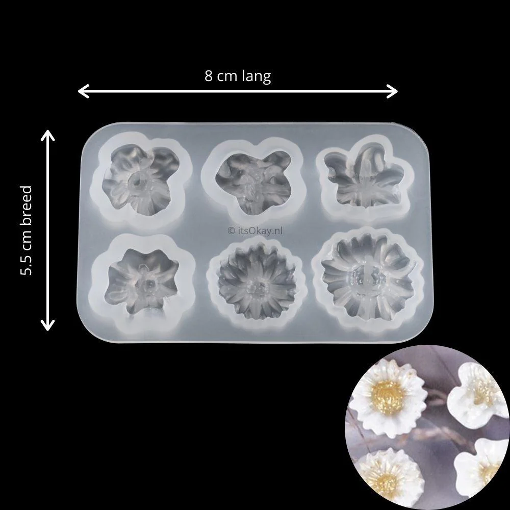 Siliconen Mal Kleine Bloemen