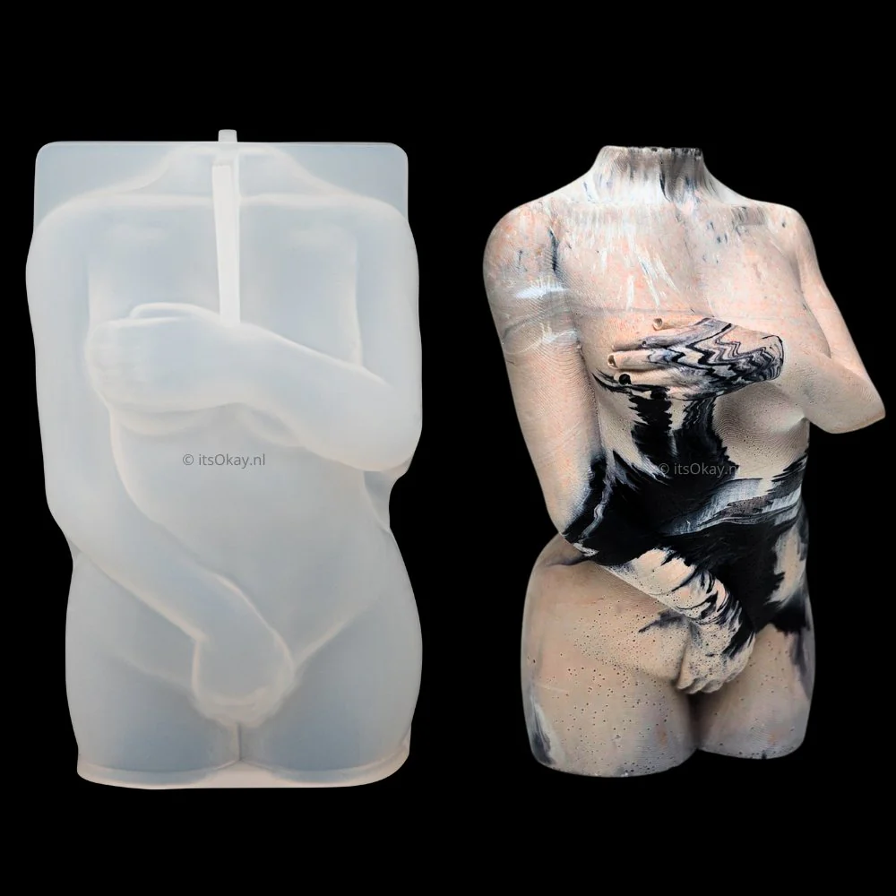 Siliconen Mal Vrouwelijke / Mannelijke Torso Beeld - Image 2