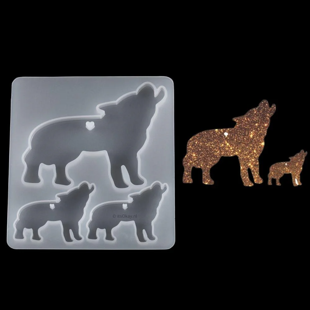 Siliconen Mal Wolf
