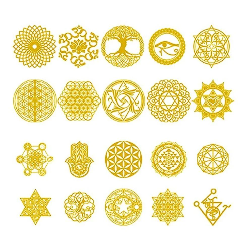 Stickers Orgoniet Charka - Transparant 20st. - Image 2